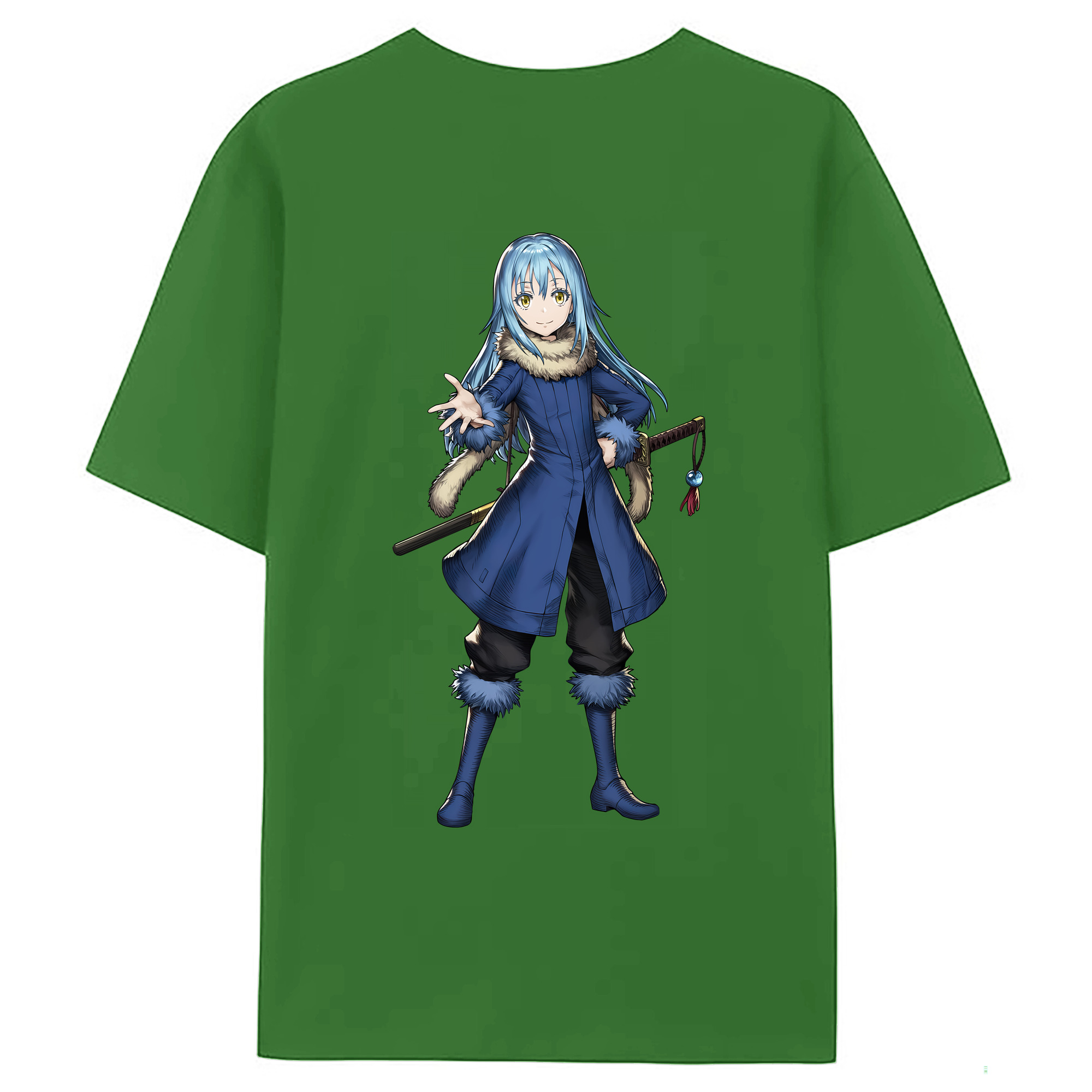 （画像用） 転スラ Regarding Reincarnated to Slime レディース半袖Tシャツ(バックプリント)